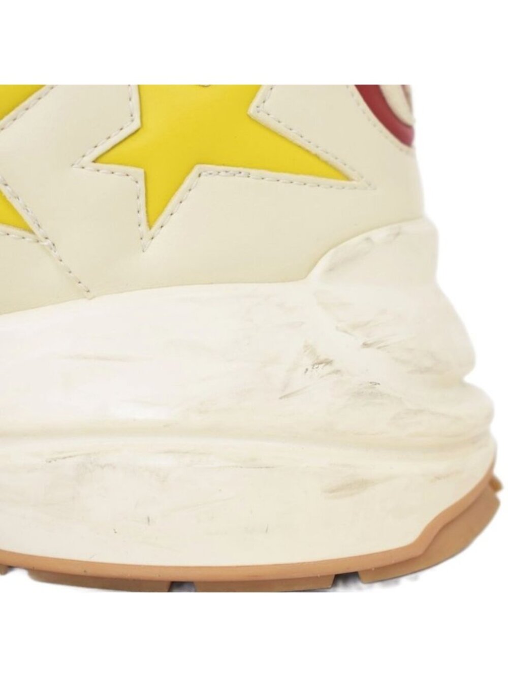 Gucci Ryton Stars Sneakers Leather 8 Beige - Picture 8 of 9